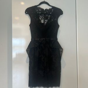 stunning black lace dress